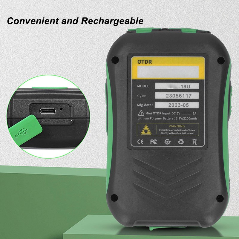 Optical Time Domain Reflectometer 3.5in Touchscreen OTDR 5 in 1