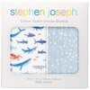 Stephen Joseph, Muslin Stroller Blanket, Shark