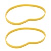 2 Pcs Band Saw Tires, Yellow Rubber Non Slip Bandsaw
