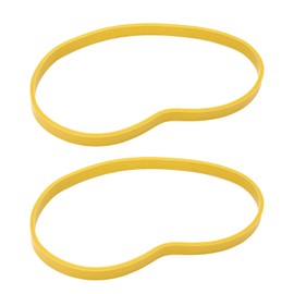 2 Pcs Band Saw Tires, Yellow Rubber Non Slip Bandsaw Tire, Noise Reduction Band Saw Tires Replacement for 8 Inch Band Saw Wheel
