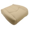 Priprilod Leather Tan Driver Side Bottom Replacement Seat Cover Compatible