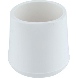 16 chair leg caps, diameter 10-32 mm, white, round, polyethylene, pipe caps, scratch protection, foot caps, chair gliders, caps, tube cover, furniture gliders, protective cap set, (10 mm)
