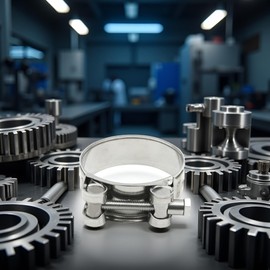 Exhaust Clamp Stainless Steel Exhaust Band Clamp Replacement for Motorcycle Water Hose Car Automotive Replacement Exhaust Clamps (48-51mm)