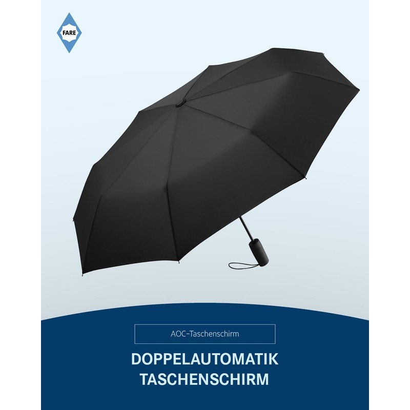 FARE Mini Pocket Umbrella - Premium Umbrella Opens Closes Automatic