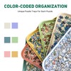 Nariolar 16.9" x 12" Extra-Large Puzzle Sorting Trays Stackable, 6