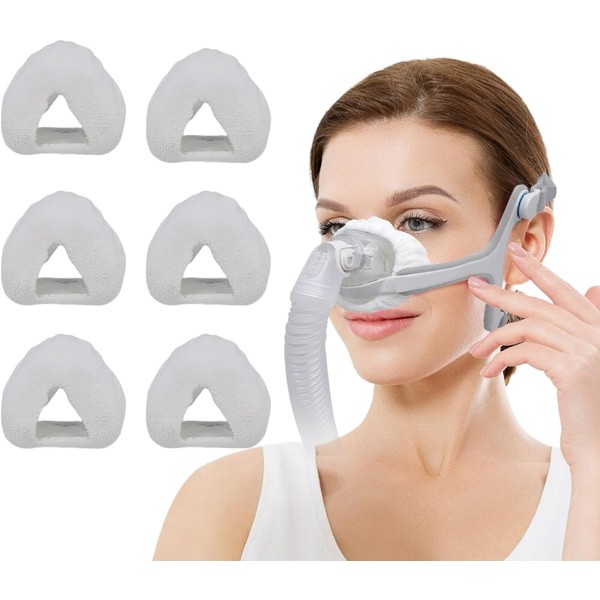 playWooWgo 6 Pack Nasal CPAP Mask Liners Compatible with Small