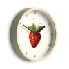 Jones Clocks® Fruit wall clock | Small modern round clock