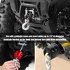 Udbrud Winch Cable Hook Stopper, 2 Pieces Rubber Winch Cable