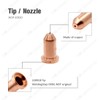 WeldingStop 10 Pieces Plasma Cutting XT40 Torch Consumables Electrode 249926