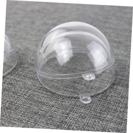 iplusmile 12Pcs Transparent Fillable Acrylic Balls for Christmas Tree Decor Party Wedding Ornaments Non Fading Plastic Spheres for Festive Decorations