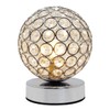 Modern Crystal Ball Table Lamp Chrome Base with G9 5w