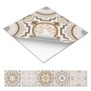 Thickened Frosted Vinyl Floor Wall Tile Sticker, Self-Adhesive Peel and