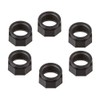 ATIE 6 Pack Black Plastic Pool Cleaner Hose Nut D16