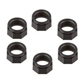 ATIE 6 Pack Black Plastic Pool Cleaner Hose Nut D16 for Zodiac Polaris 280 F5B Black Max, TR35P, 3900 Sport (Not Compatible with Polaris 360)