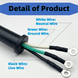 95104L Replacement Power Cord Assembly for SKILSAW Worm Drive Circular Saw SPT77W, SPT77WM, SPT77WML, SPT78W, SPT70WM, SPT78MMC for SKIL Saw Heavy Duty Power Cord Tools Parts