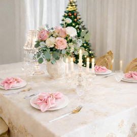 Servilletas de Tela para Mesa de Lino Lavables, 10Pz Servilletas de Tela Dobladillo Reutilizables, Servilletas Cuadradas de 50x50cm, Servilletas Bohemias Decoración para Cena, Eventos Bodas y Fiestas