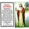 St Barbara Rosary Red Catholic Necklace Santa Barbara Rosario Saint