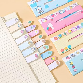 24pack Sticky Notes, Mini Self-Stick Index Tabs, Colorful Animal Group Marker Tabs for Home Office Students, 8 Styles 120 Sheets/Pack (2880 Sheets Total), Office Supplies & Gifts