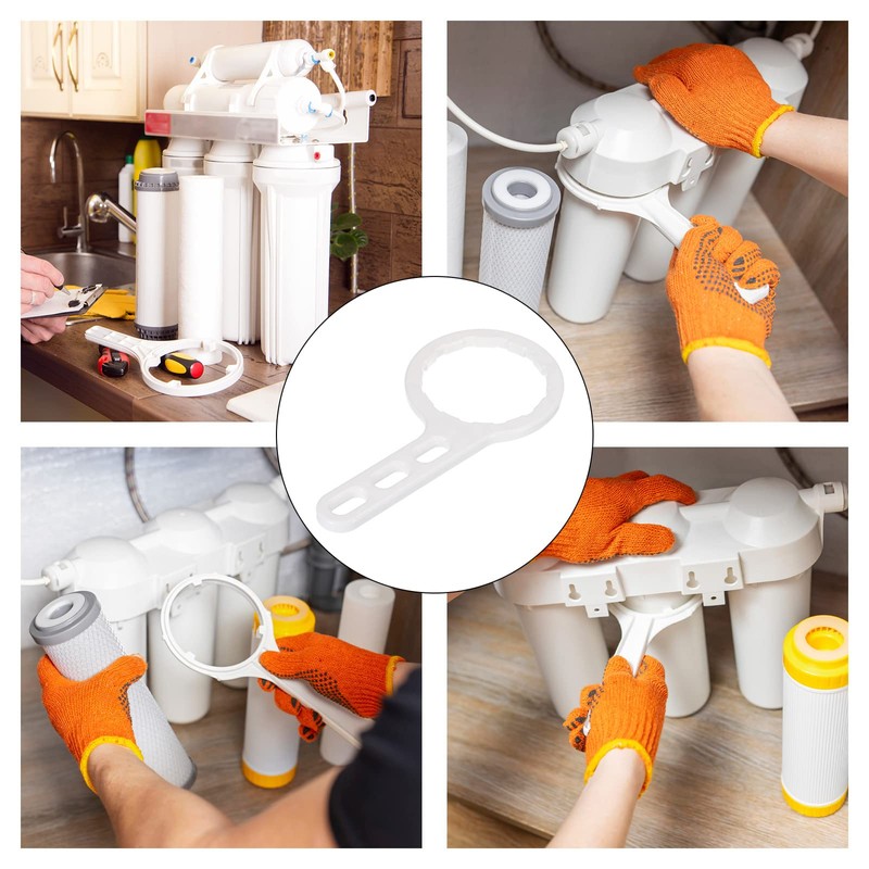 sourcing map 2 Pack Water Filter Housing Open-End Wrench for