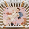 WELLDAY Cute Chickens and Flowers Crib Sheets for Boys and