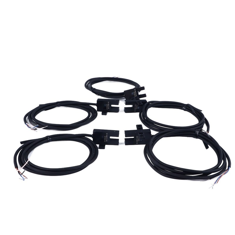 5Pcs Photoelectric Switch U Groove Shape Beam Sensor Limit NO