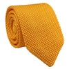 Kihatwin Men's Tender Yellow Eco-friendly Silk Ties Extra Long Knit
