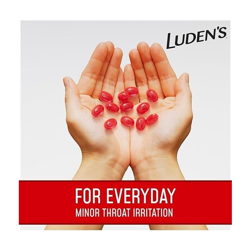 Ludens Throat Drops, Wild Cherry, 90 Drops 90 Count (Pack
