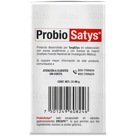 Probiosatys Suplemento Alimenticio con Probióticos y Minerales | Apoyo Digestivo e Inmunológico Diario | Caja con 60 Cápsulas Veganas