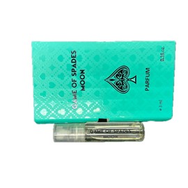 Jo Milano game of spades MOON vial parfum spray for unisex. 0.10 Ounce/3ml
