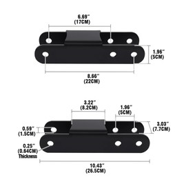 H-YEEU Rear Lift Shackle Kit Fit For Ford Explorer 1991-2005