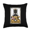 The Emperor Tarot Card Cat In Box Food Bowl Funny