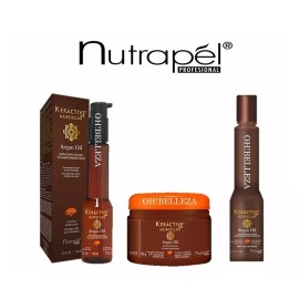 Nutrapel Kit Argan Oil Nutrapel 3 Pzs