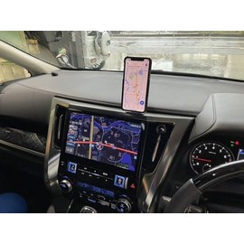 SIXTHSENSE Alphard 30 Series In-Car Smartphone Holder, In-Car Smartphone Stand, In-Car Smartphone Clip, Magnetic Hold Square Type