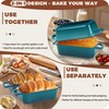 Articasting Cast Iron Loaf Pan With Lid, Enameled Bread Loaf