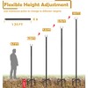 Derkniel 10 FT Outdoor String Light Pole Stand for Garden
