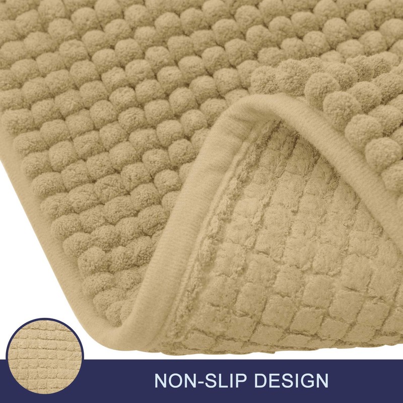 SU SUBRTEX Bath Mat Soft Rugs for Bathroom Shower Carpet