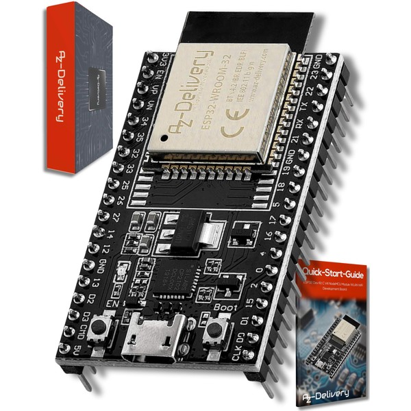 AZDelivery ESP32 Dev Kit C V4 NodeMCU WLAN WiFi Development
