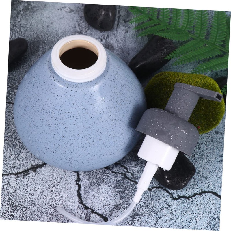 FOMIYES Ceramic Emulsion Bottle Empty Cone Style Storage Holder for