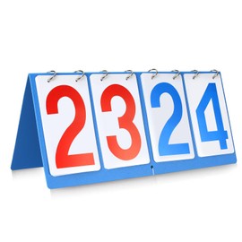 SupfulZT Cornhole Scoreboard, Portable Basketball Score Keeper, Waterproofing Score Board for Field Day Games, Durable Scoring Board with Big Digital Numbers, Perfect Kickball Set Gift