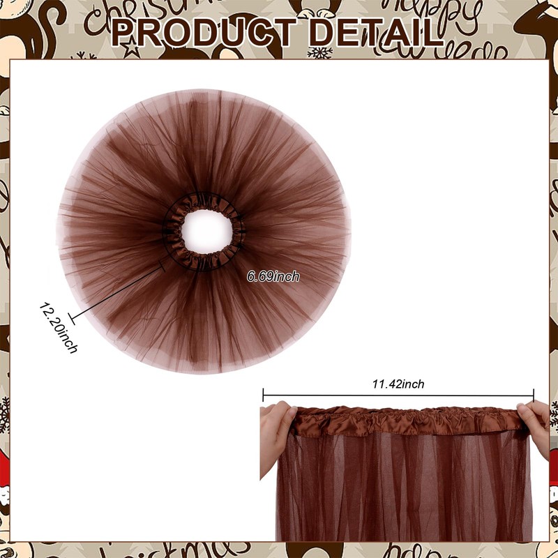 Monkey Costume Monkey Ears Headband and Tail, Bowtie, Tutu 4PCS