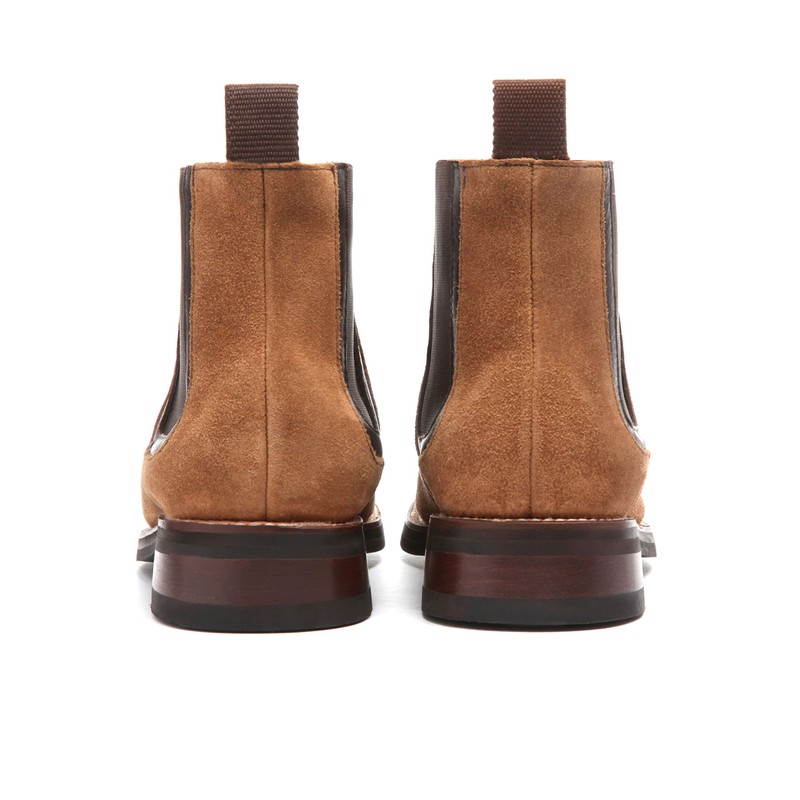 Thursday Boot Company Men's Duke Chelsea Leather Boot, Honey Suede,