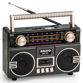 Tendak Portable Retro Radio AM/FM/SW with Dual Speakers