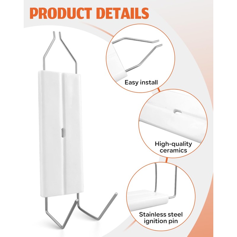 Urnqowuy 33183 Single Piece Electrode Igniters Replacement Fit for Clean