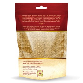 Spicy World Fenugreek Seeds (Methi) 7 Ounce Bag - All Natural & Pure - Resealable Bag