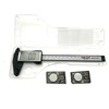 JZK 150mm plastic electronic digital vernier caliper with large LCD