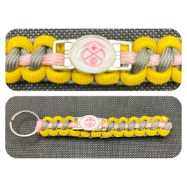 Denver Nuggets (Pink) Inspired Paracord/Survi