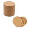 VonkPeter 30 Pack Cork Drink Coasters Round 1/8" Thick-Home Bar