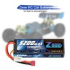 Zeee 5200mAh 7.4V 2S 50C Lipo Battery Hard Case with