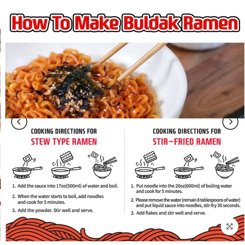 [10 Pack Box] Samyang Buldak Chicken Ramen 10 Flavor Combo