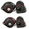 Alomejor 2pcs A52 Travel Suitcase Wheel Trolley Wheel Luggage Wheel